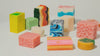 Various colorful soaps