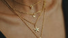 Video of gold necklaces being worn
